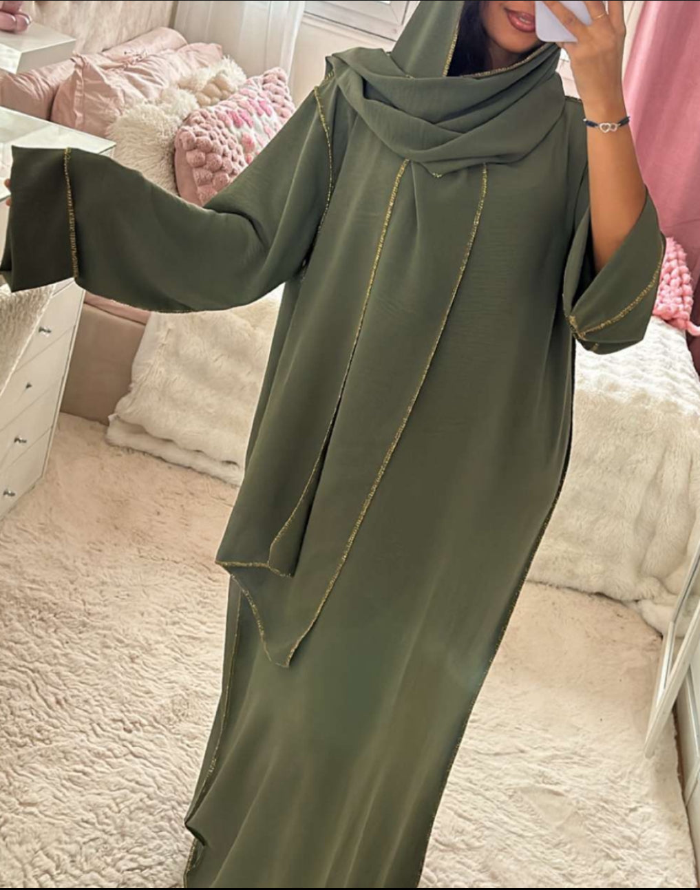 Robe abaya voile