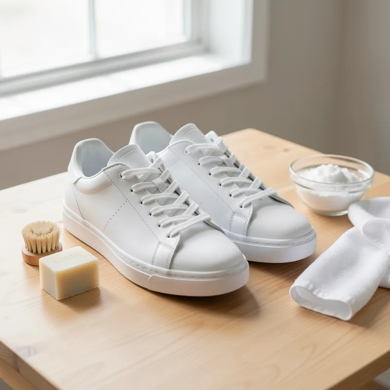 Comment nettoyer des baskets blanches sans les jaunir